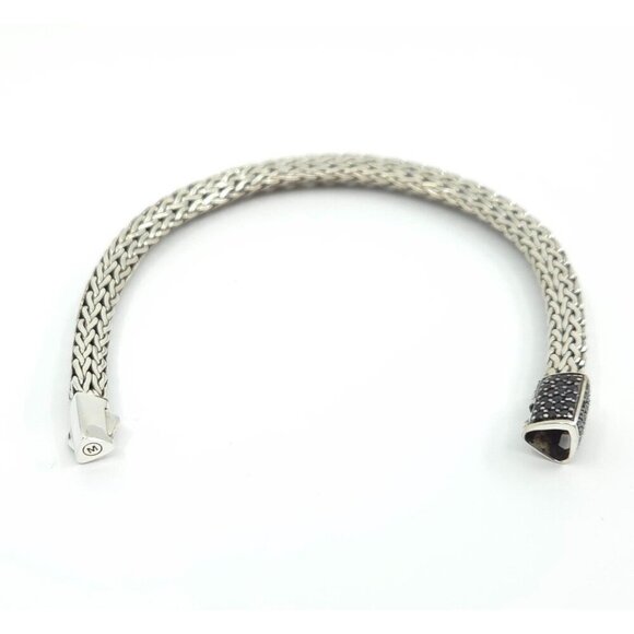 John Hardy Classic Chain Tiga Sapphire Chain Bracelet 6mm 7.25" - Picture 15 of 16